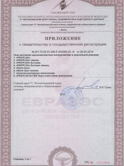 2015.03.25 Пушкино - Приложение к сертификату, Профили поливинилхлоридные системы Rehau.